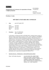 Giornale della 948a Seduta plenaria del Consiglio permanente