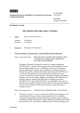 Diario de la 950ª Sesión plenaria del Consejo Permanente 