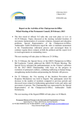 Report on the activities of the Chairperson-in-Office