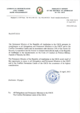 Response by the Delegation of Azerbaijan to the Questionnaire on the Code of Conduct on Politico-Military Aspects of Security