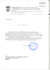 Response by the Delegation of Croatia to the Questionnaire on the Code of Conduct on Politico-Military Aspects of Security