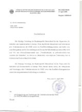 Response by the Delegation of Germany to the Questionnaire on the Code of Conduct on Politico-Military Aspects of Security (de)