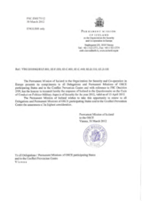 Response by the Delegation of Iceland to the Questionnaire on the Code of Conduct on Politico-Military Aspects of Security