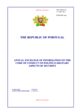 Response by the Delegation of Portugal to the Questionnaire on the Code of Conduct on Politico-Military Aspects of Security