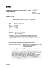 Giornale della 956a Seduta plenaria del Consiglio permanente