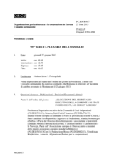 Giornale della 957a Seduta plenaria del Consiglio permanente