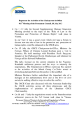 Report on the activities of the Chairperson-in-Office