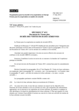 Décision No 4/13 du Forum pour la coopération en matière de sécurité