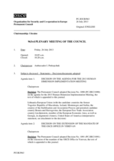 Journal of the 963rd Plenary Meeting of the Permanent Council