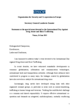 Statement by OSCE Secretary General Lamberto Zannier Statement by OSCE Secretary General Lamberto Zannier