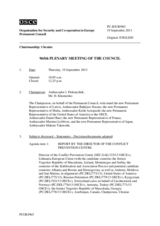 Journal of the 965th Plenary Meeting of the Permanent Council