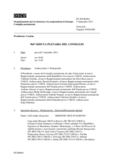 Giornale della 964a Seduta plenaria del Consiglio permanente