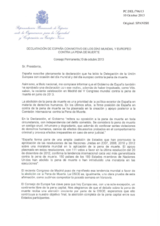 Declaración de España con Motivo de los Días Mundial y Europeo contra la Pena de Muerte