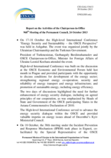 Report on the activities of the Chairperson-in-Office