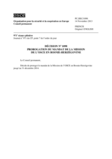 Décision No 1098 du Conseil permanent