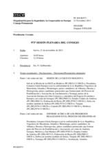 Diario de la 973ª Sesión plenaria del Consejo Permanente 