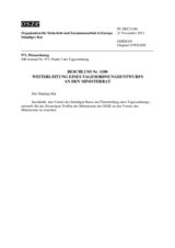 Beschluss Nr. 1100 des Ständigen Rates