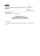 Beschluss Nr. 1103 des Ständigen Rates