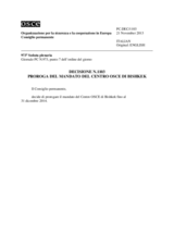 Decisione N.1103 del Consiglio permanente