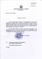 Response by the Delegation of Greece to the Questionnaire on the Code of Conduct on Politico-Military Aspects of Security