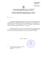 Addendum One to the response by the Delegation of Lithuania to the Questionnaire on the Code of Conduct on Politico-Military Aspects of Security