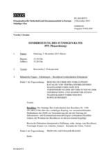 Journal der 975. Sondersitzung des Ständigen Rates