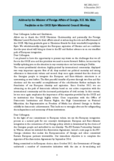 Statement by H.E. Ms. Maia Panjikidze, Minister for Foreign Affairs