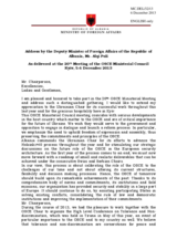 Statement by H.E. Mr. Alqi Puli, Deputy Minister for Foreign Affairs