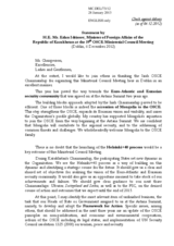 Statement by H.E. Mr. Erlan Idrissov, Minister of Foreign Affairs