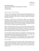 Statement by H.E. Mr. Urmas Paet, Minister of Foreign Affairs