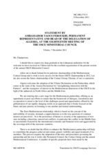 Statement by Ms. Taous Feroukhi, Ambassador