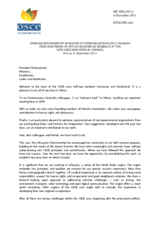 Statement by H.E. Mr. Audronius Azubalis, Minister of Foreign Affairs and OSCE Chairman-in-Office