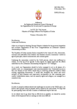 Statement by H.E. Mr. Vuk Jeremic, Minister of Foreign Affairs