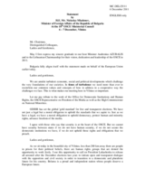 Statement by H.E. Mr. Nickolay Mladenov, Minister of Foreign Affairs