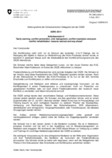 Statement by Switzerland