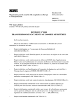 Décision No 1108 du Conseil permanent