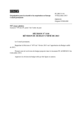Décision No 1110 du Conseil permanent