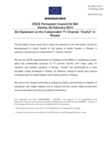 Statement by the Greek Presidency of the Council of the EU on the freedom of the media in the Russian Federation