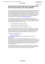 Information on the implementation of the Arms Trade Treaty from the Delegation of the United Kingdom