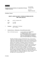 Giornale della 980a Seduta speciale del Consiglio permanente