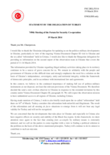 Statement by the Delegation of Turkey on the situation in Ukraine