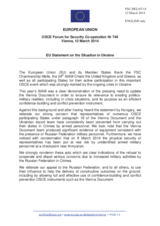 Statement by the Greek Presidency of the Council of the EU on the situation in Ukraine