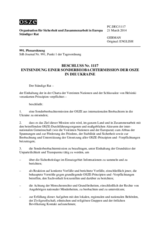 Journal der 991. Sondersitzung des Ständigen Rates