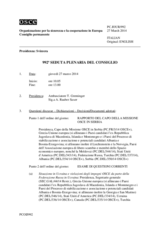 Giornale della 992a Seduta plenaria del Consiglio permanente