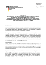 Erklärung des Ständigen Vertreters der Bundesrepublik Deutschland bei der OSZE, Botschafter Rüdiger Lüdeking, Anlässlich der Ansprache des Präsidenten des Vergleichs- und Schiedsgerichtshofes der OSZE, Prof. Christian Tomuschat, vor dem Ständigen Rat Am 5