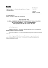 Décision No 1124 du Conseil permanent