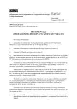 Decisión Nº 1123 del Consejo Permanente