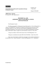 Permanent Council Decision No. 1128