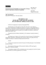 Decisión Nº 4/14 del Foro de Cooperación en materia de Seguridad