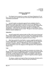 Mandate of the Office of Internal Oversight